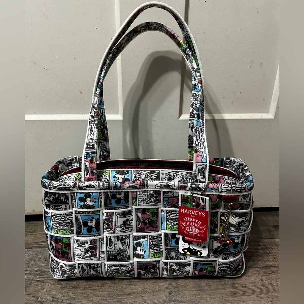 Harvey’s Seatbelt Bag Vintage Mickey Mouse Disney Couture Purse Shoulder Bag